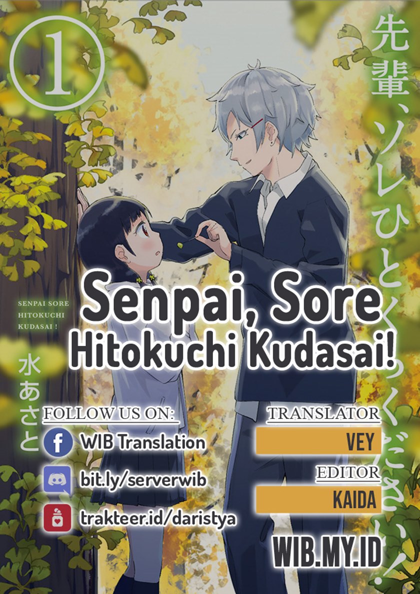 Senpai, Sore Hitokuchi Kudasai! Chapter 34.5 Bahasa Indonesia